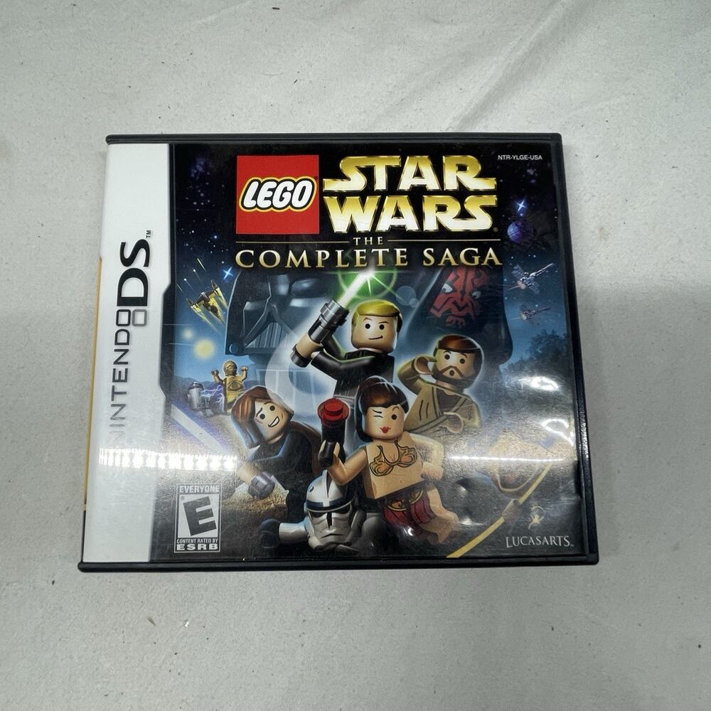 LEGO Star Wars The Complete Saga w/ Case & Manual Nintendo DS Tested Works
